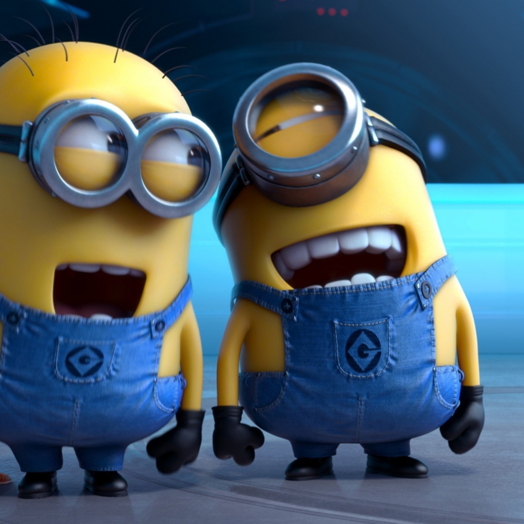 Minion che ridono, 2048x2048 2K, PC
