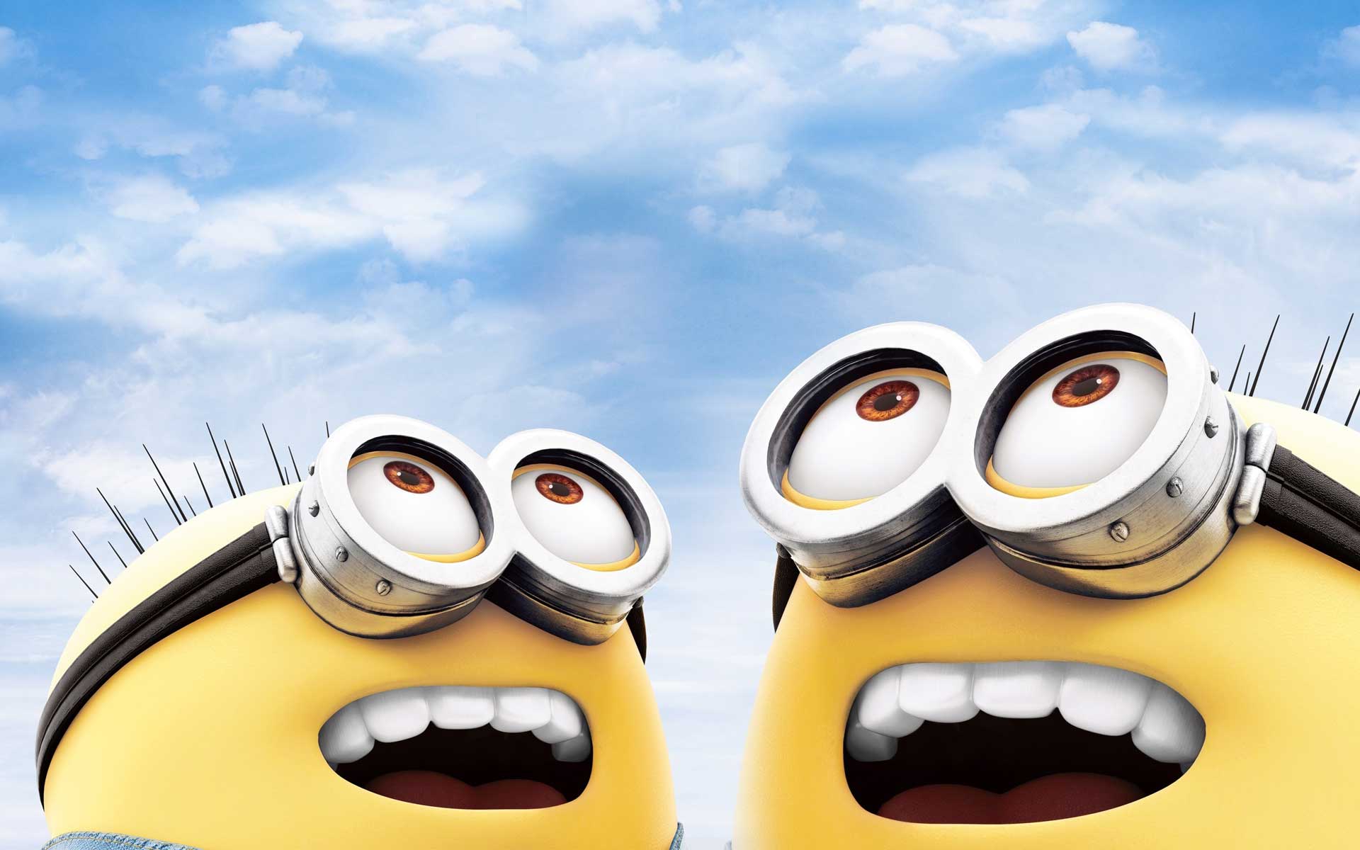 Minion sorpresi cielo, 1920x1200 Full HD+ WUXGA, Laptop