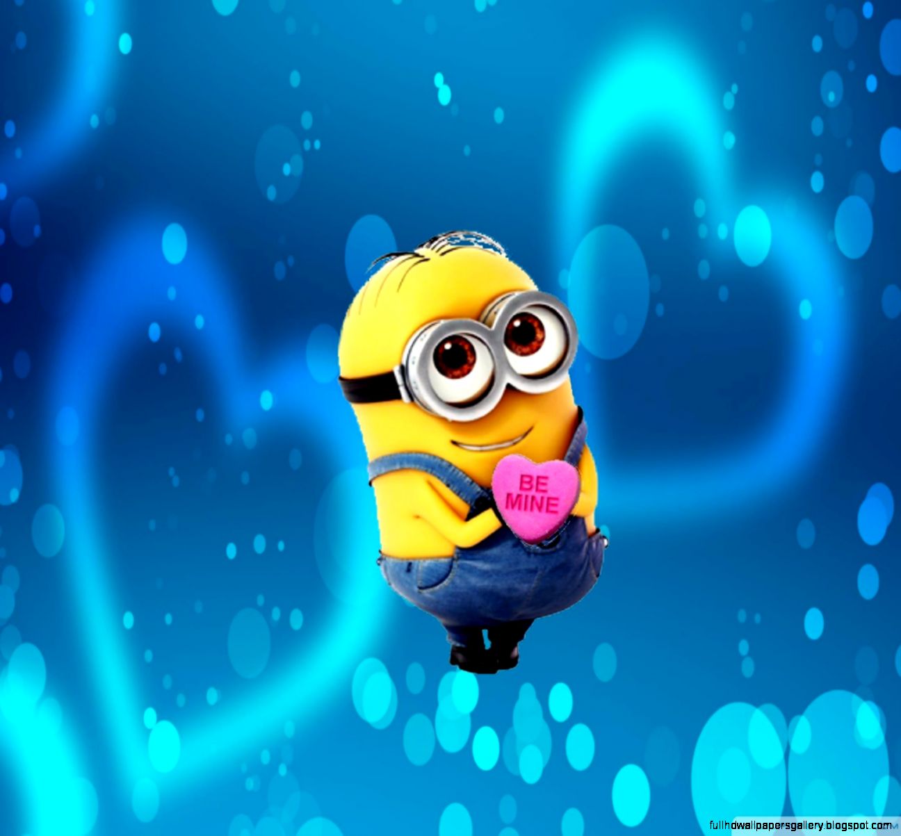 Minion con cuore rosa, 1296x1203 720p, PC