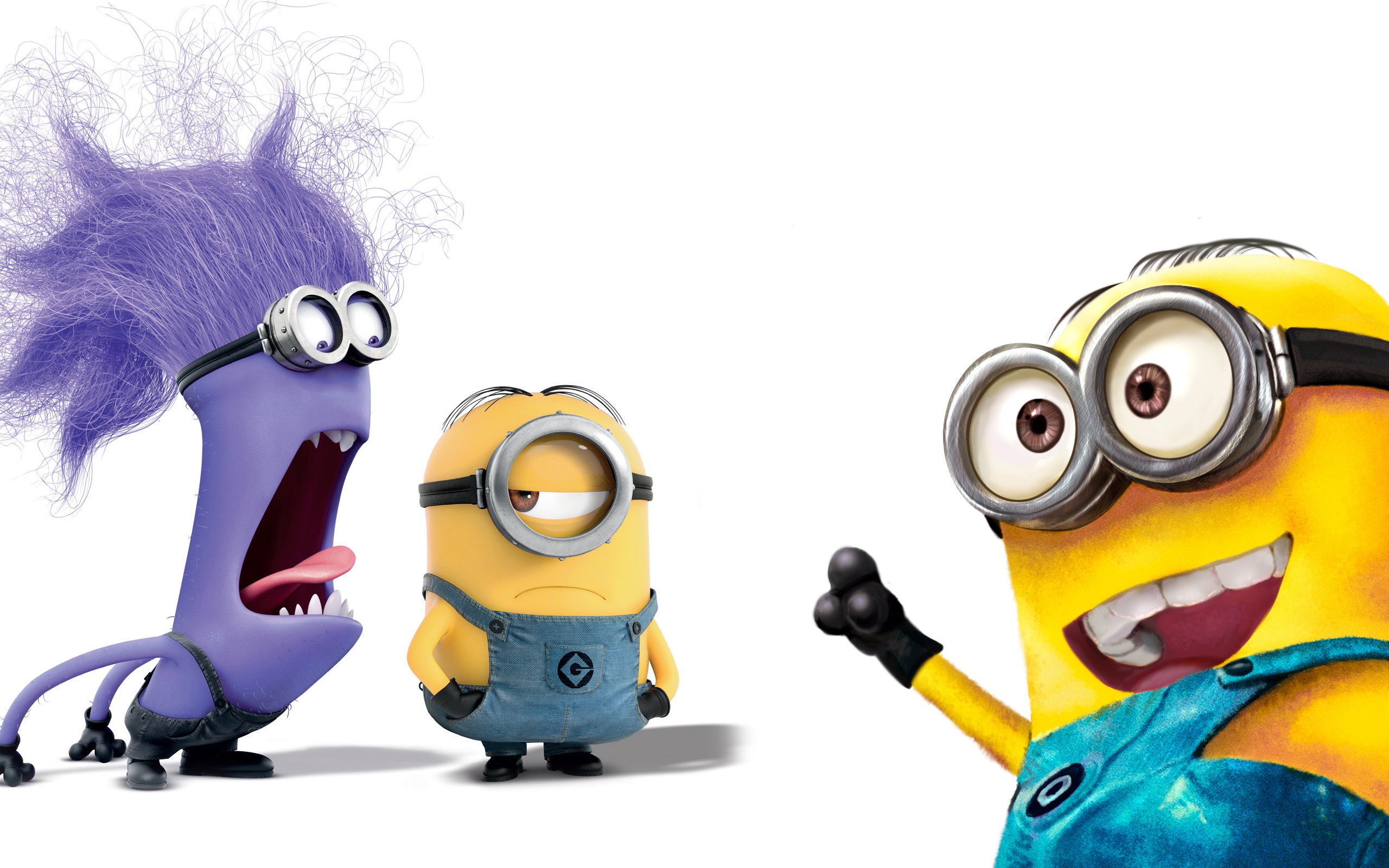 Minion viola e giallo, 2560x1600 WQXGA, Desktop