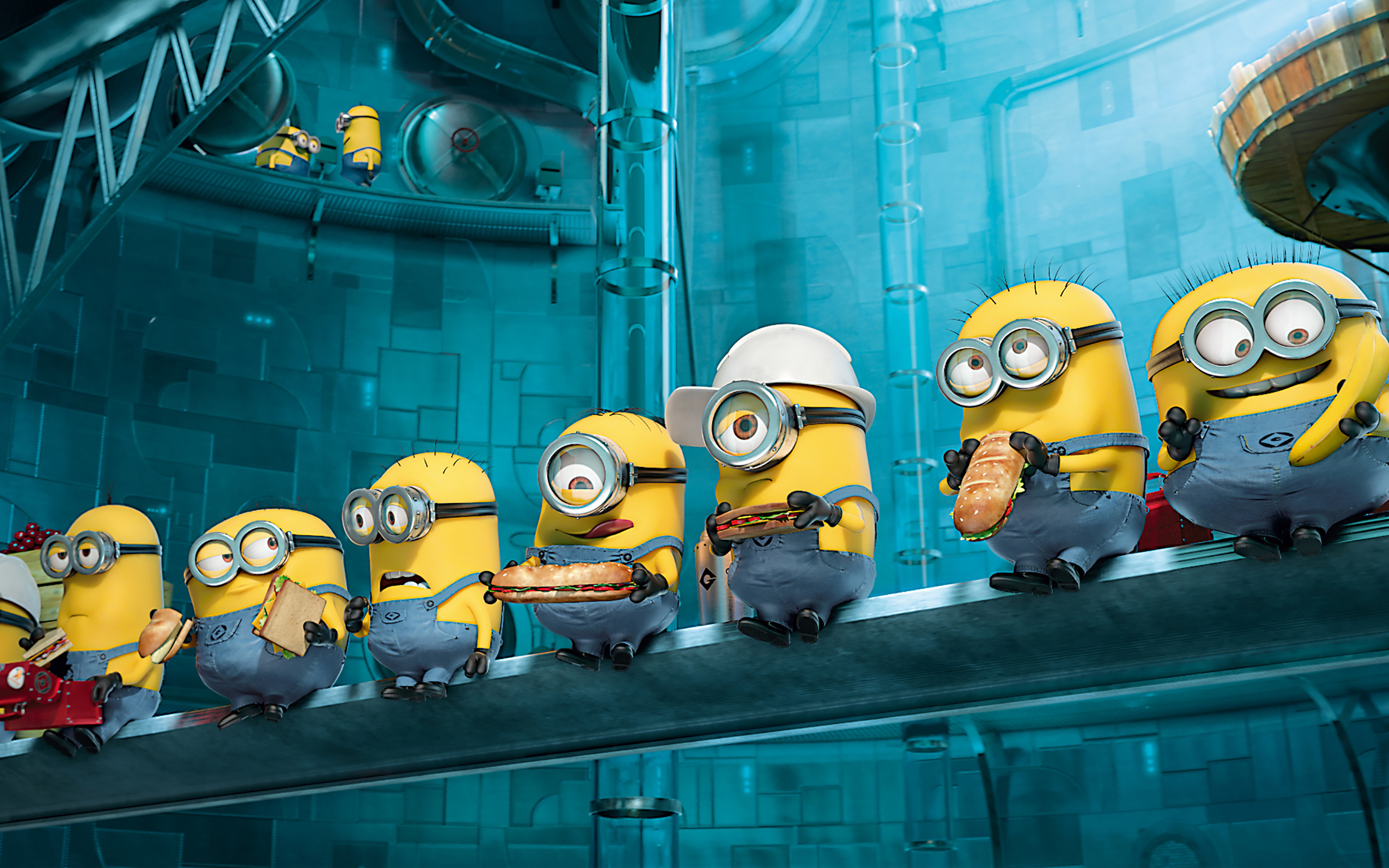 Minions in fabbrica, 2880x1800 2K+, PC
