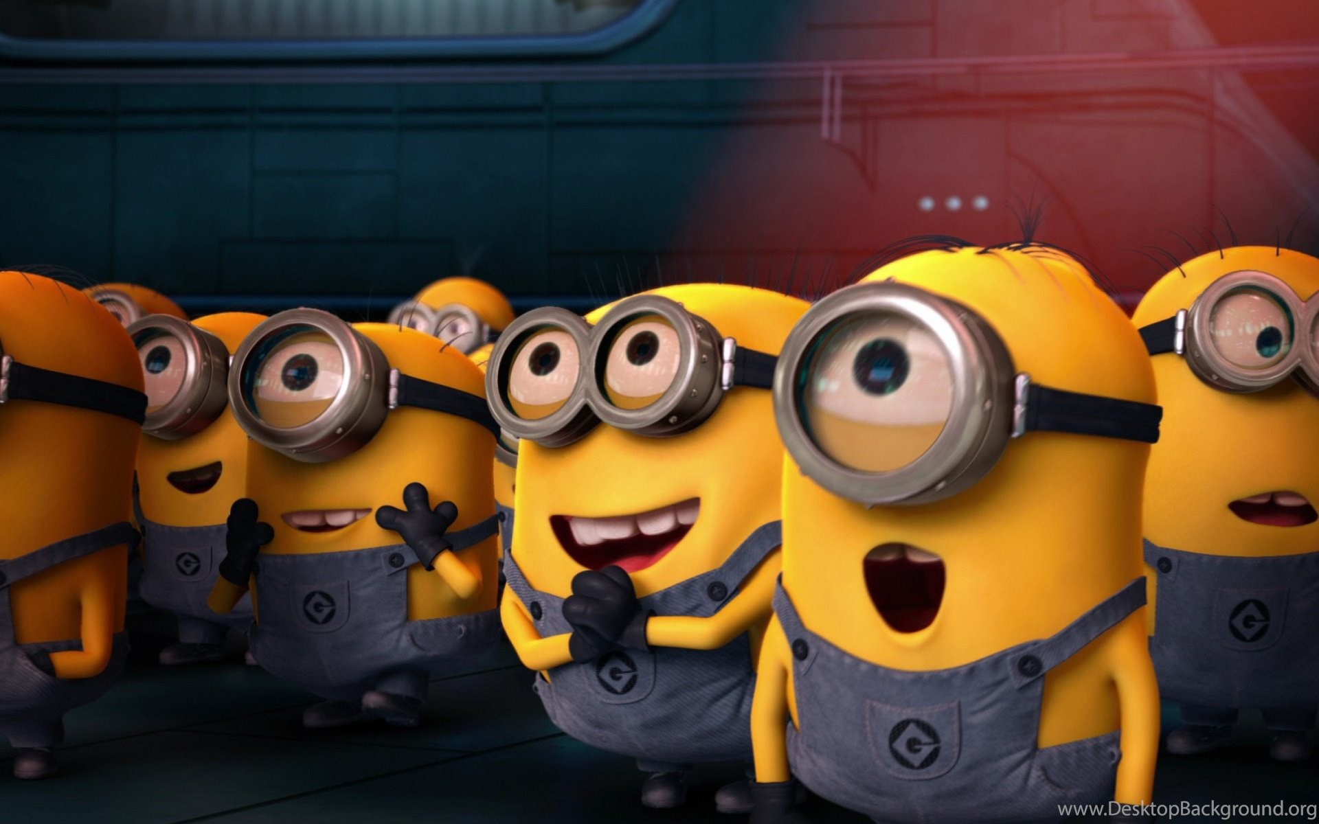 Minions gruppo cartone animato, 1920x1200 Full HD+ WUXGA, Desktop