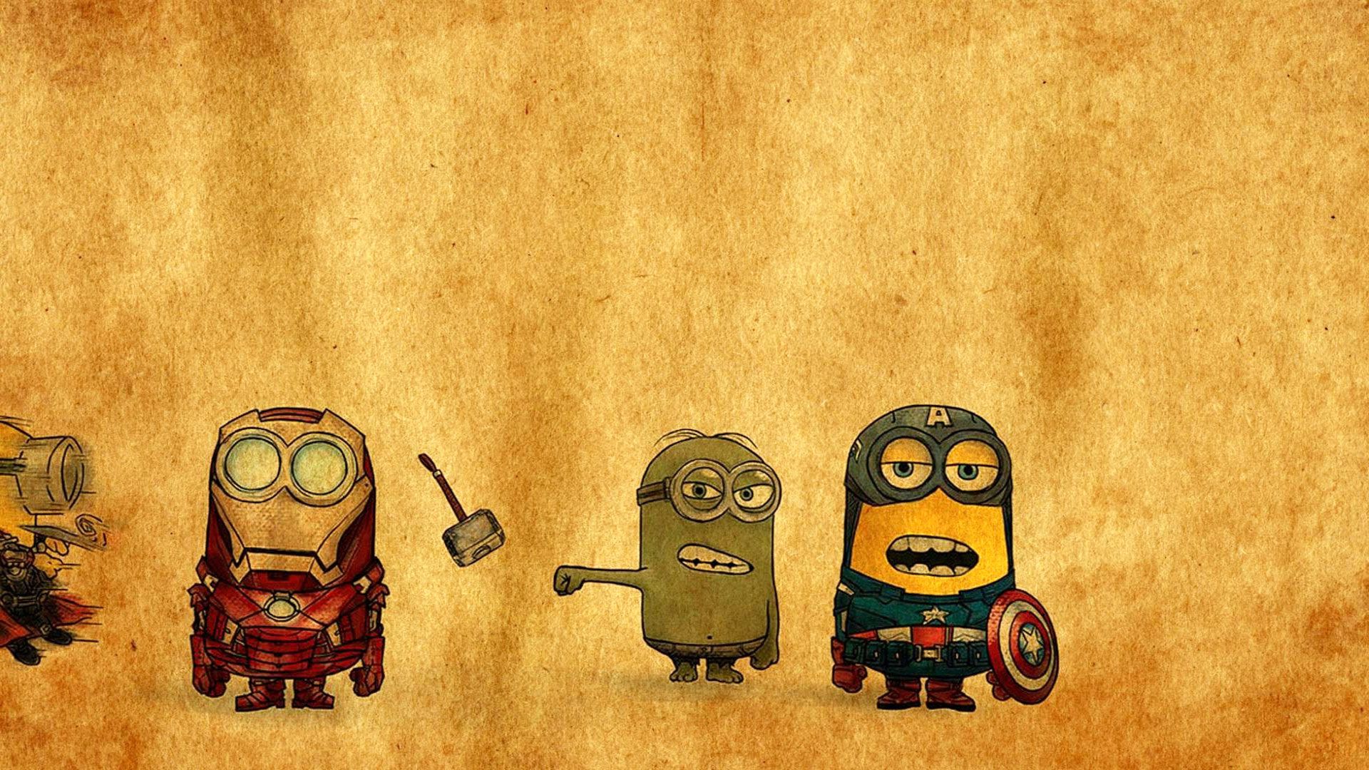 Minions costumi Avengers, 1920x1080 Full HD, PC Desktop