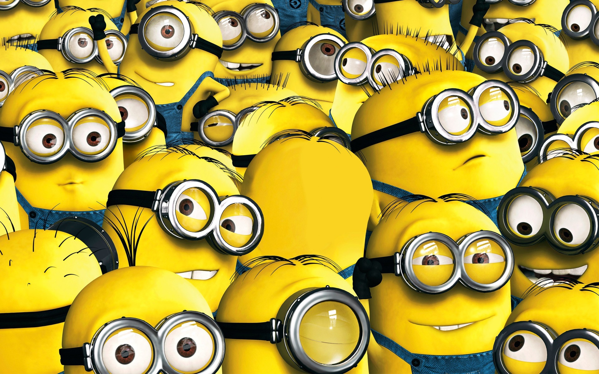 Minions gruppo affollato, 1920x1200 WUXGA, Desktop