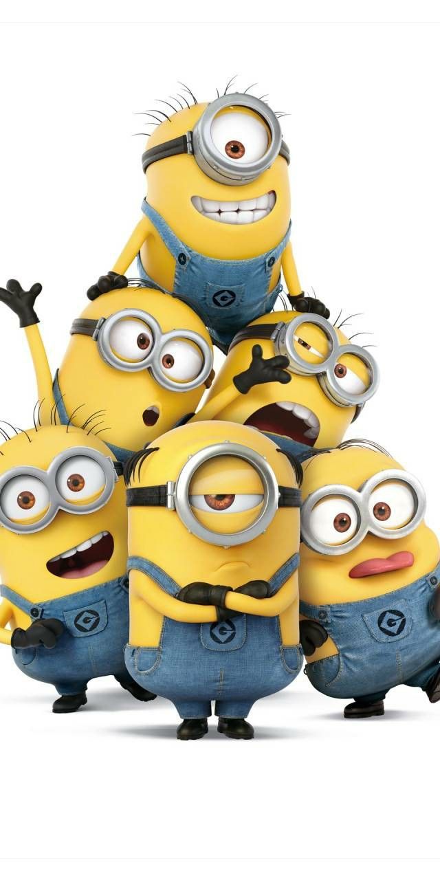 Gruppo di Minions, 640x1280 Verticale, Mobile