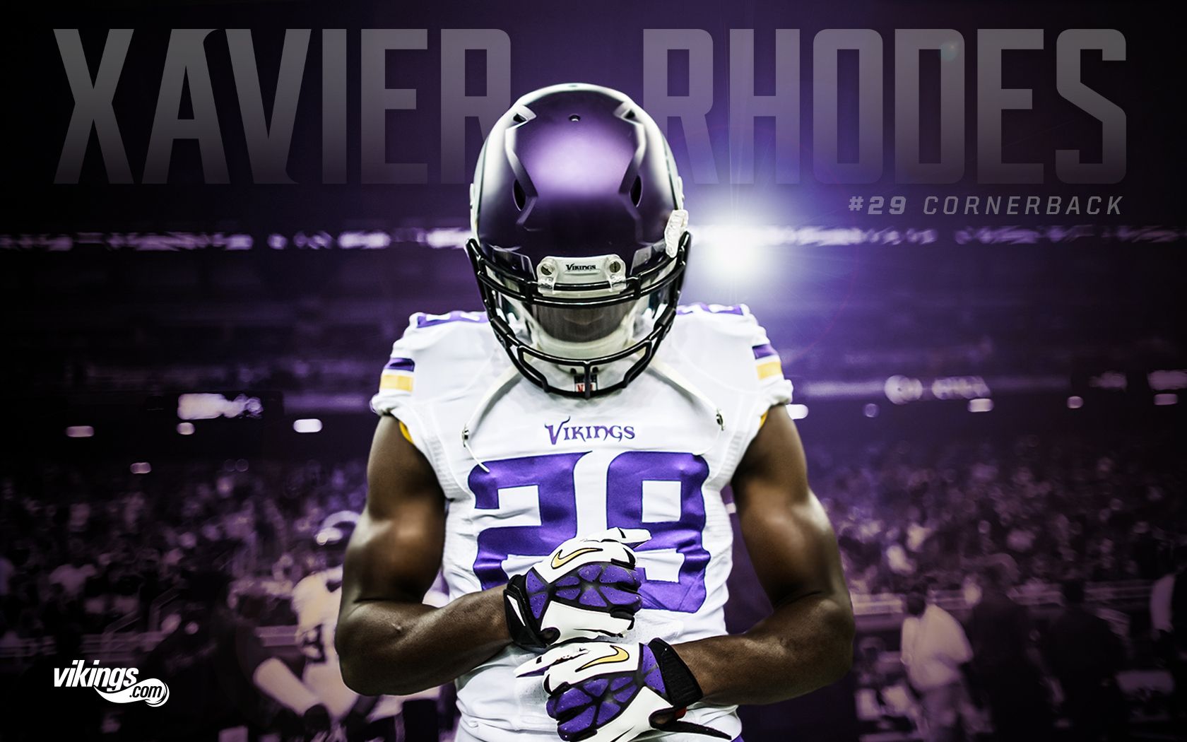 Xavier Rhodes Minnesota Vikings, 1680x1050 900p, PC