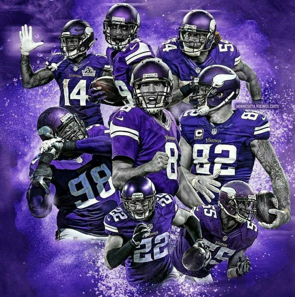 Giocatori Minnesota Vikings football, 1022x1029 Verticale, Mobile
