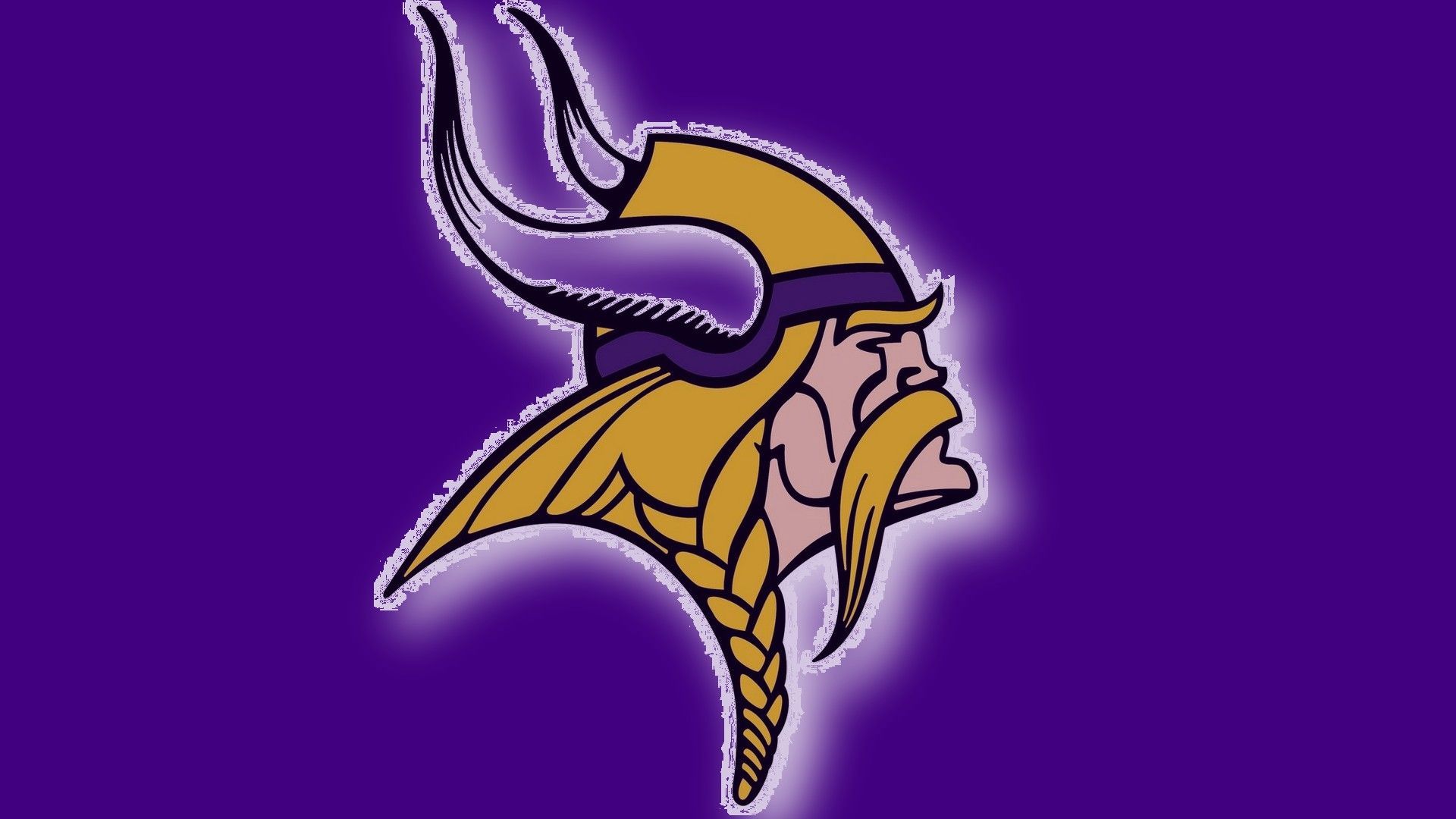 Logo Minnesota Vikings viola, 1920x1080 Full HD, PC