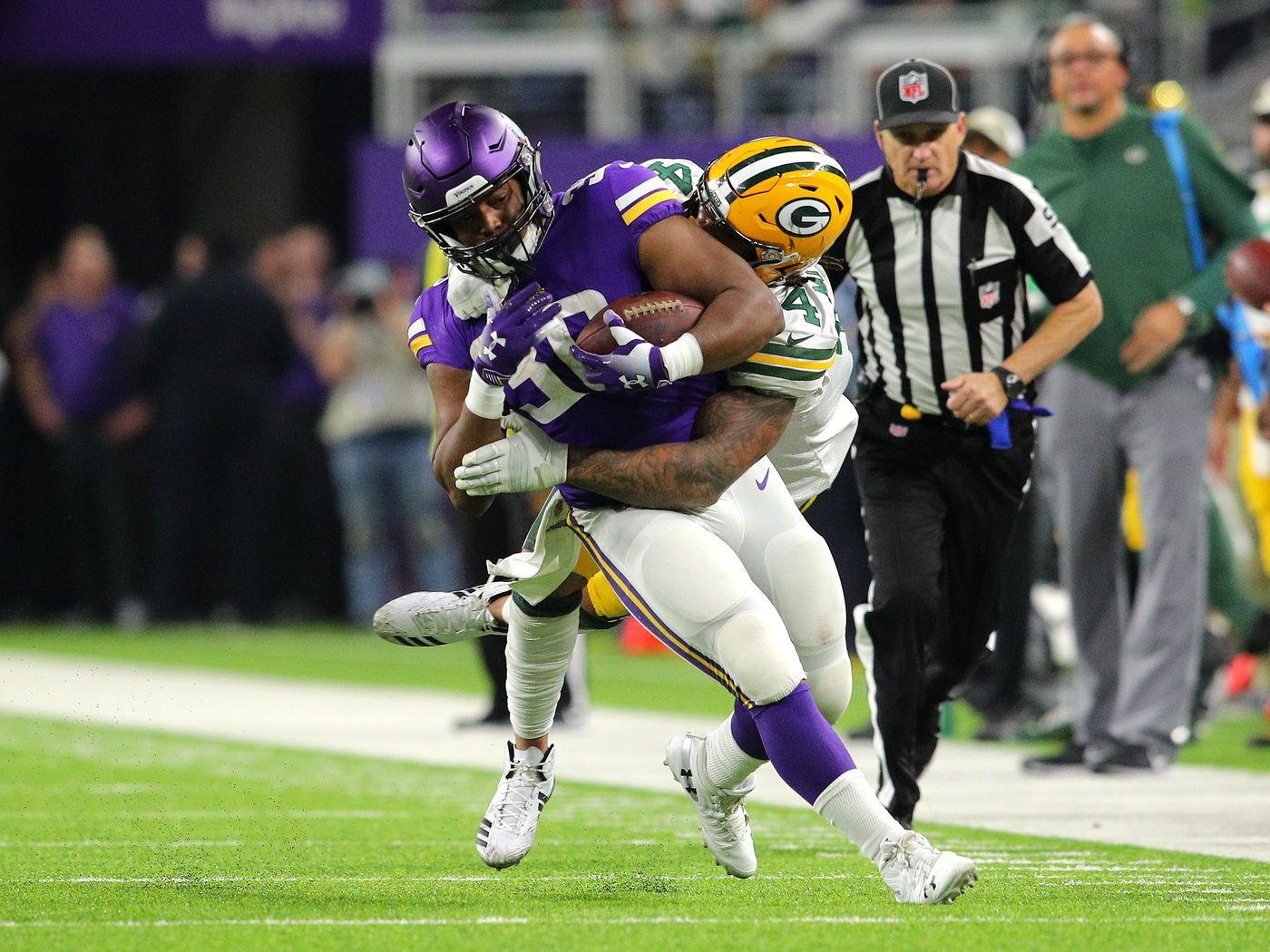 Giocatore football americano Minnesota Vikings, 1024x768 HD, Desktop