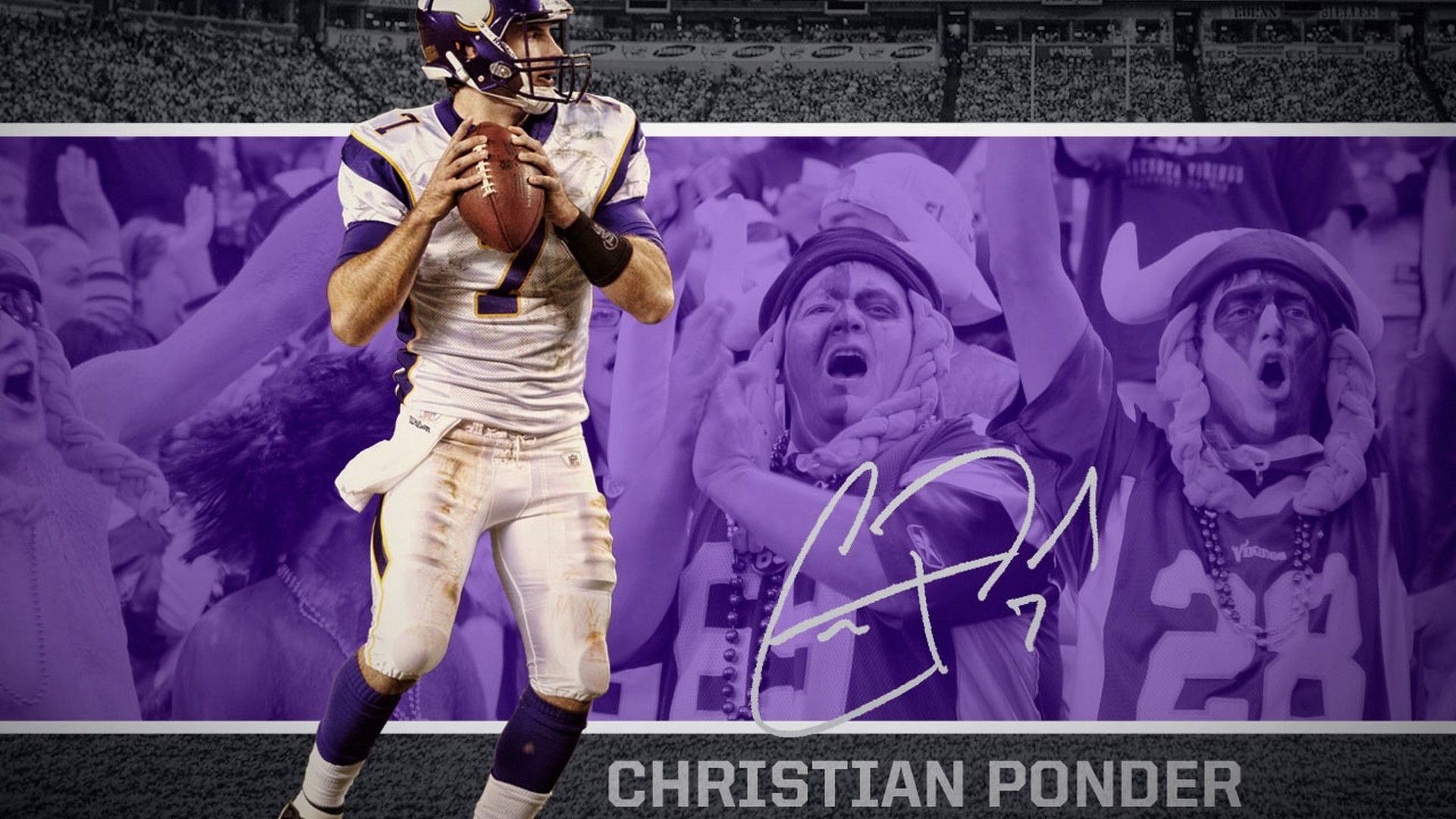 Logo Minnesota Vikings viola, 1920x1080 1080p, PC Desktop