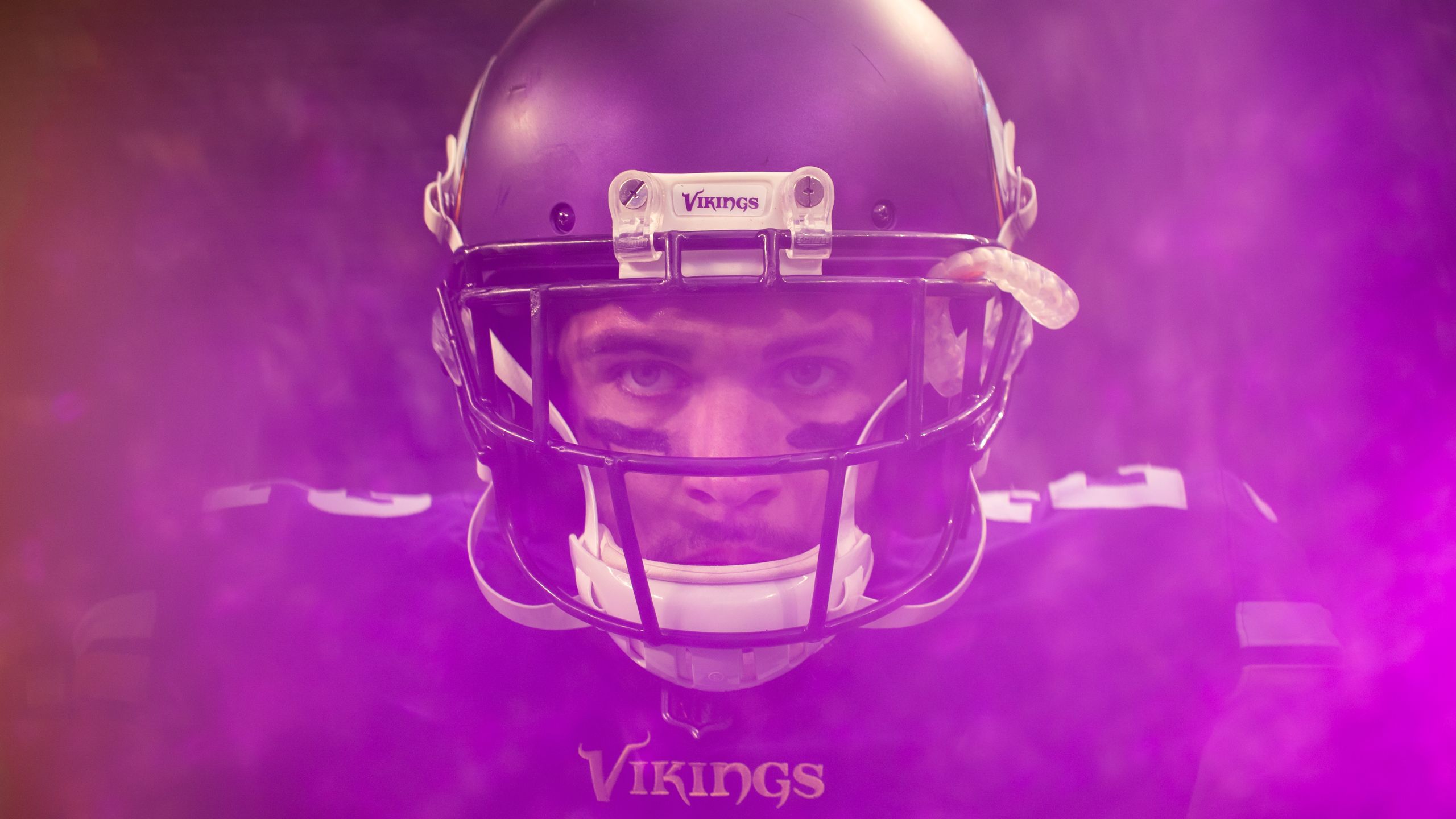 Casco Minnesota Vikings viola, 2560x1440 1440p, Desktop