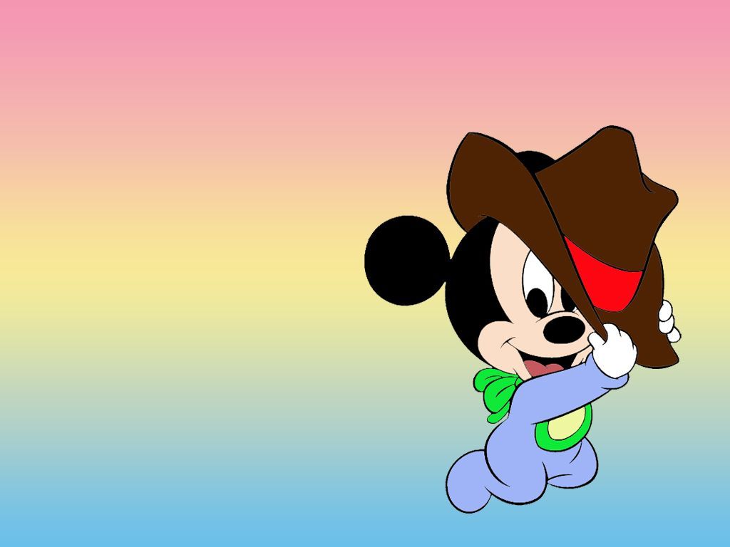 Topolino bebè cappello marrone, 1024x768 HD, Laptop