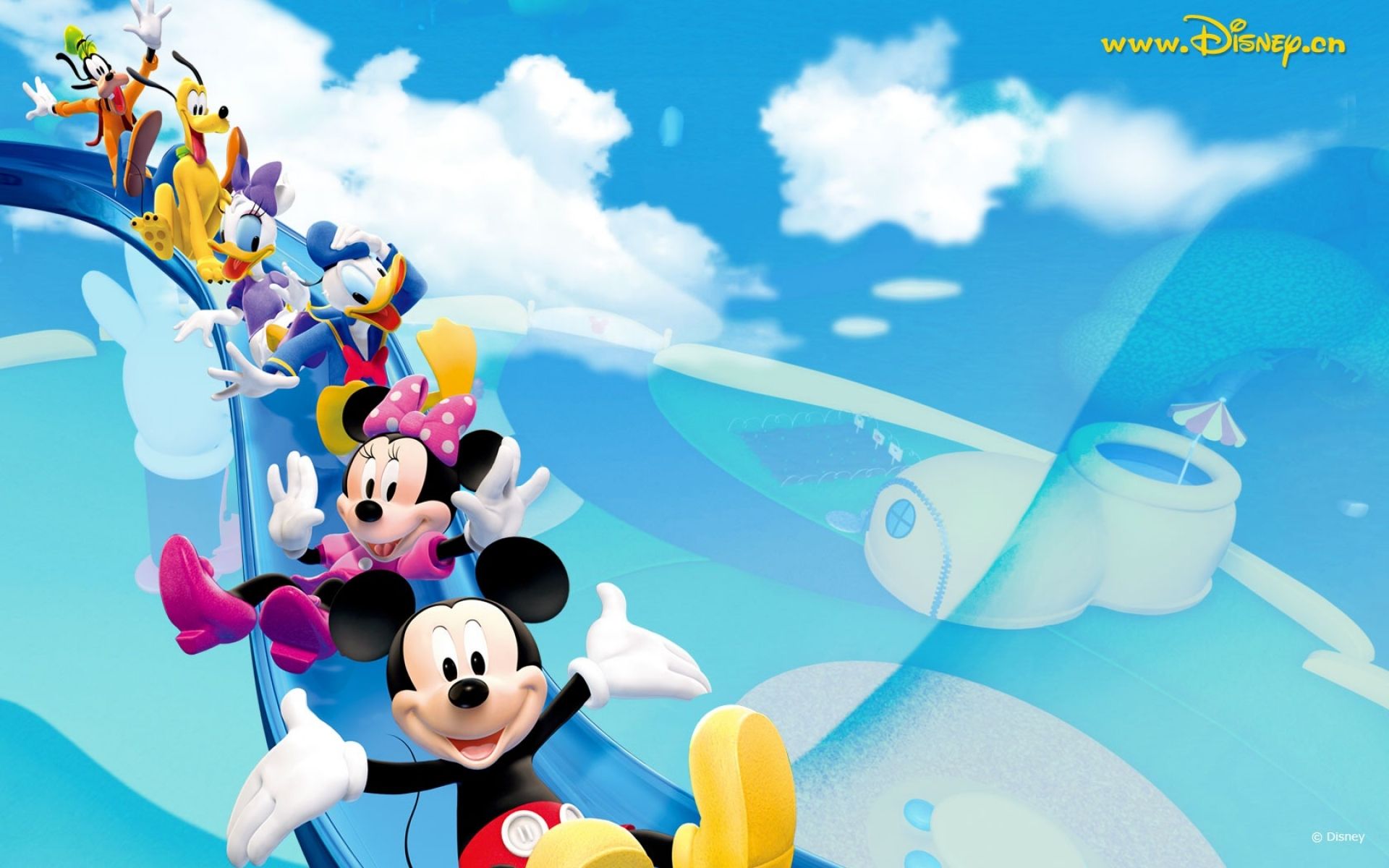 Topolino e amici sulle montagne russe, 1920x1200 Full HD+ WUXGA, Desktop