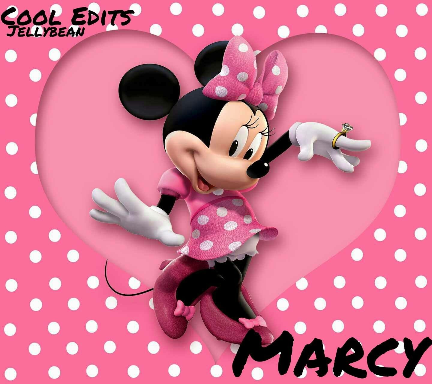 Minnie Mouse rosa a pois, 1440x1280 HD, Desktop
