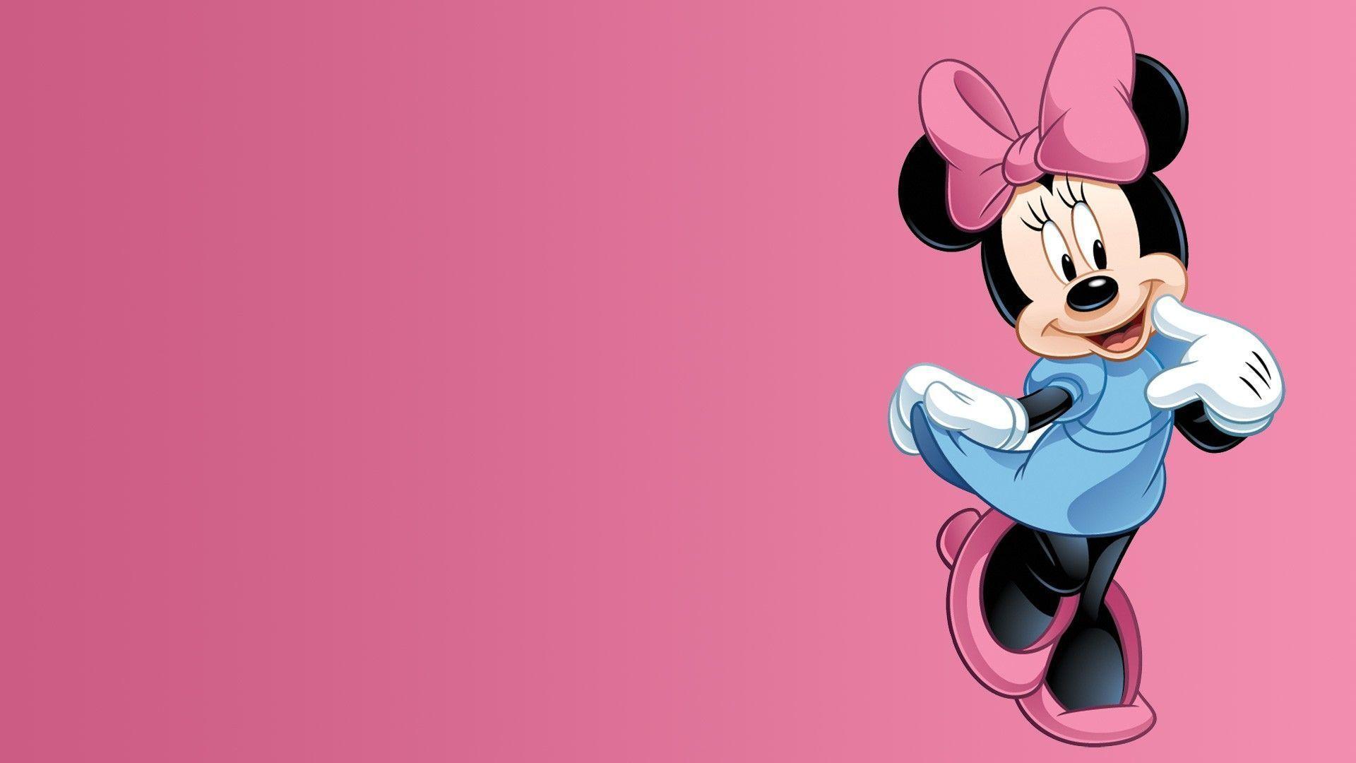 Minnie Mouse su sfondo rosa, 1920x1080 1080p, Desktop