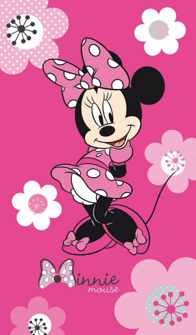 Minnie Mouse fiori rosa, 800x1365 Verticale, Android