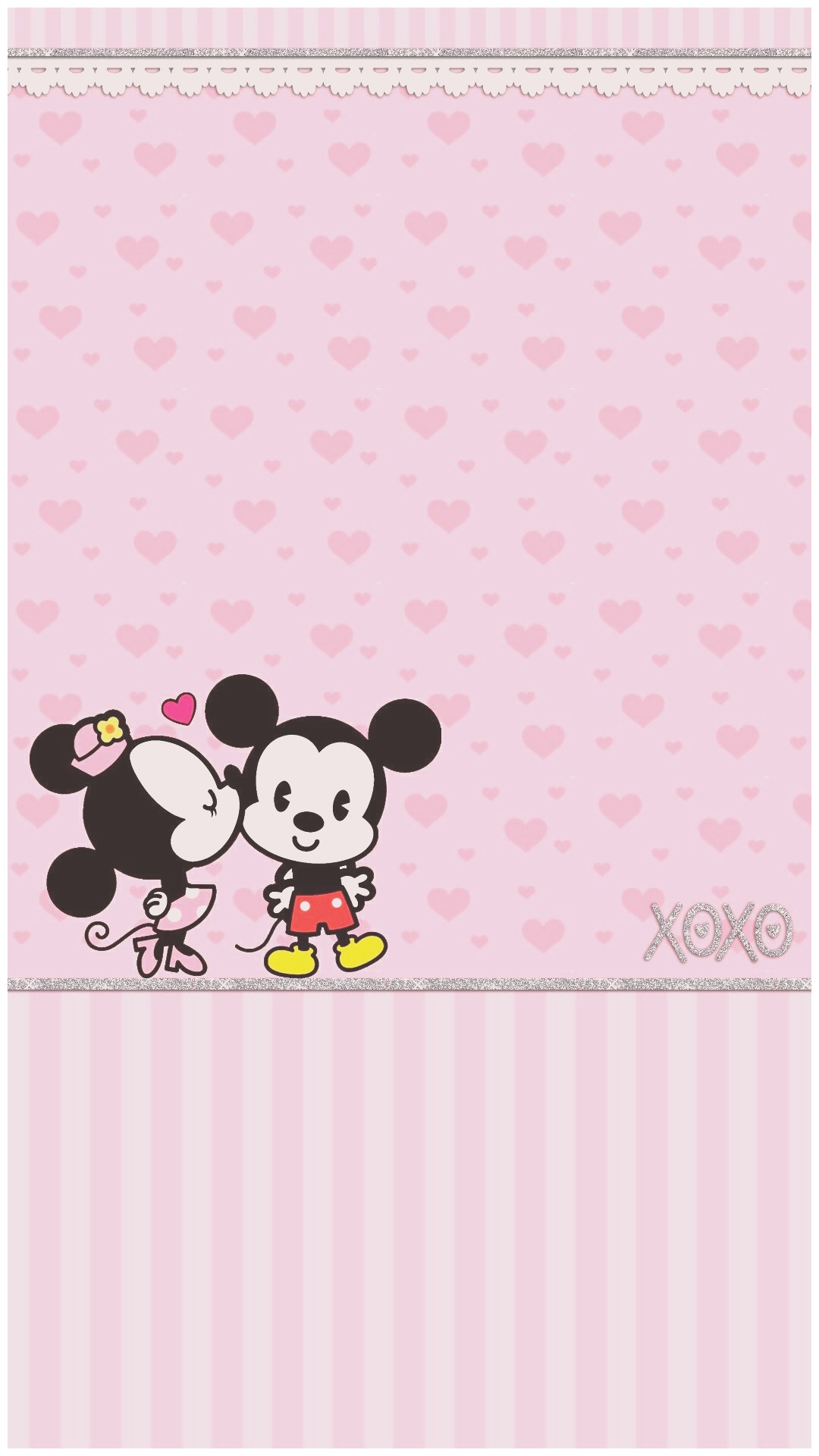 Topolino e Minnie rosa, Minnie Mouse, 1080x1920 Verticale, Telefono