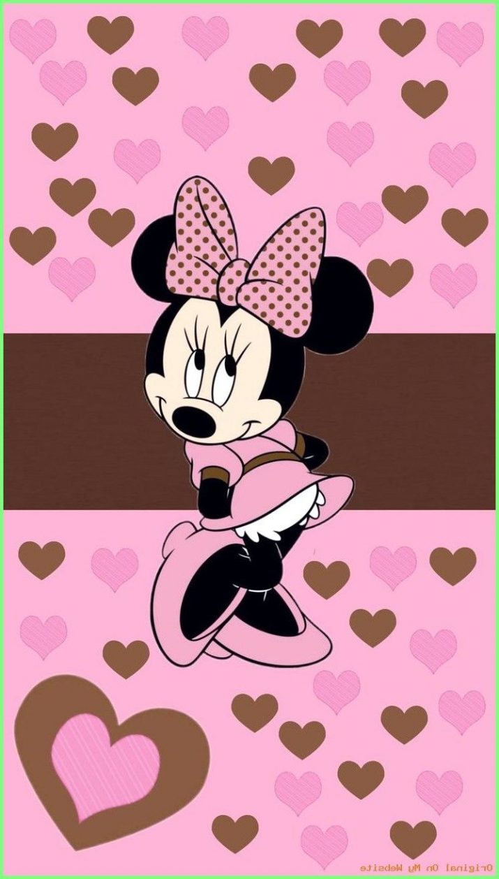 Minnie Mouse cuori rosa, 715x1258 Verticale, Telefono