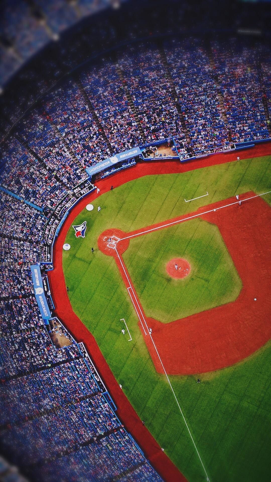 Stadio baseball vista aerea, 1080x1920 Verticale, iPhone Air