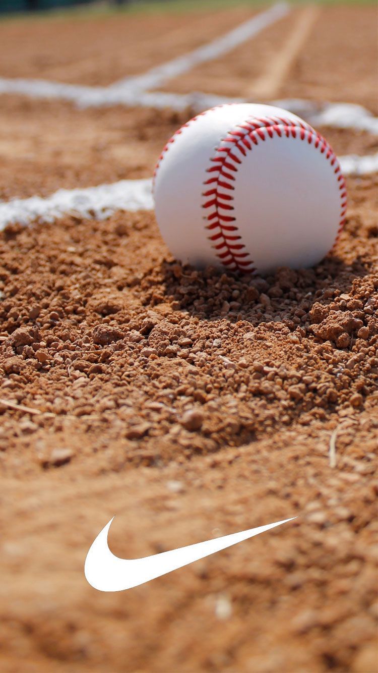 Pallina baseball su terra rossa, 750x1334 Full HD Verticale, iPhone Pro Max