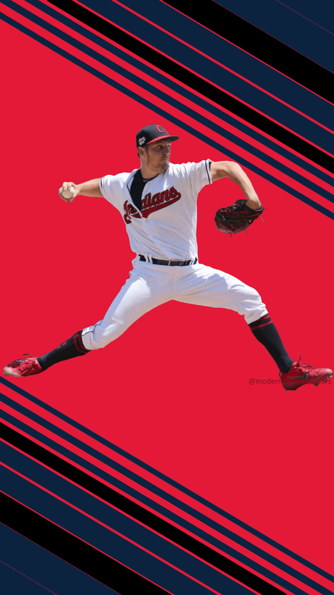 Lanciatore baseball sfondo rosso, 1080x1920 Full HD Verticale, iPhone Pro