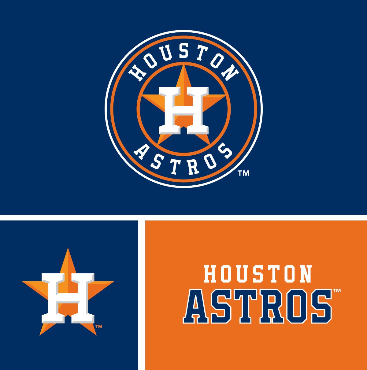 Logo Houston Astros MLB, 1200x1210 Verticale, iPhone