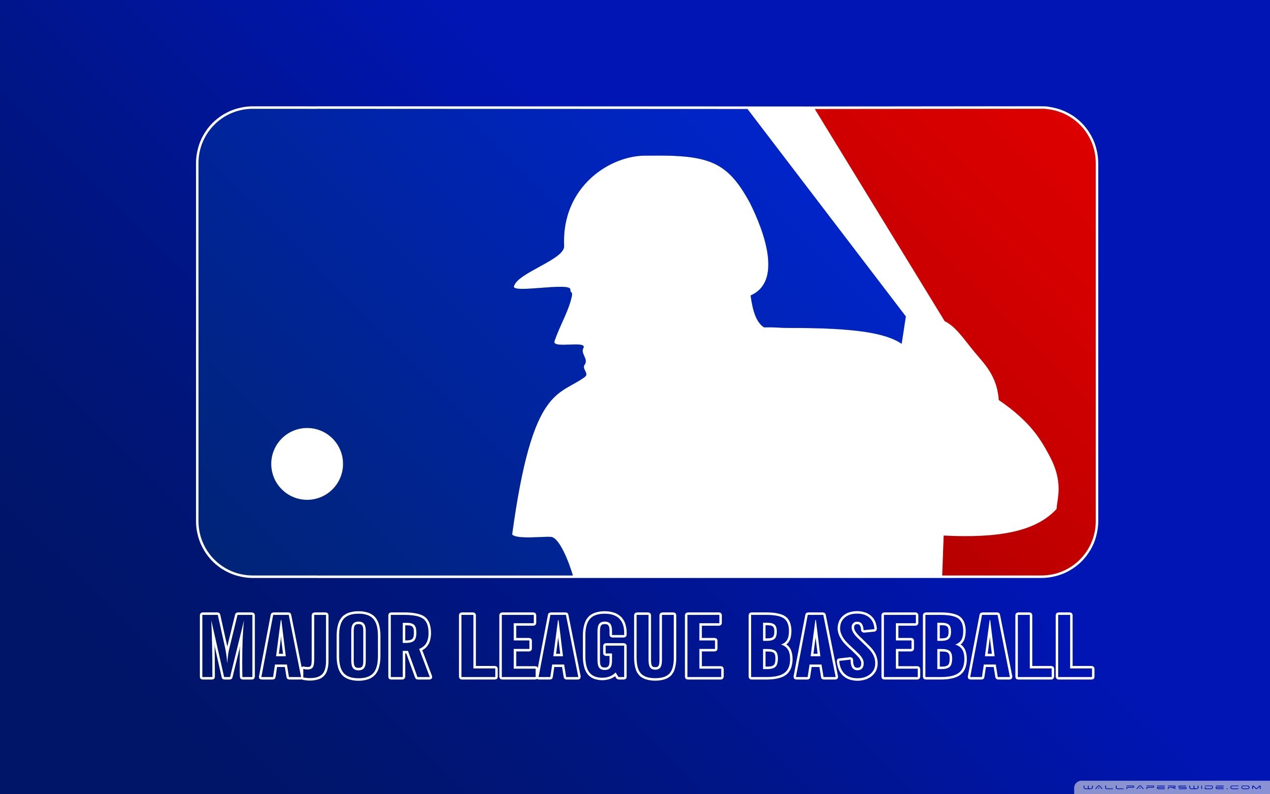 Logo MLB baseball blu, 2560x1600 2K, PC