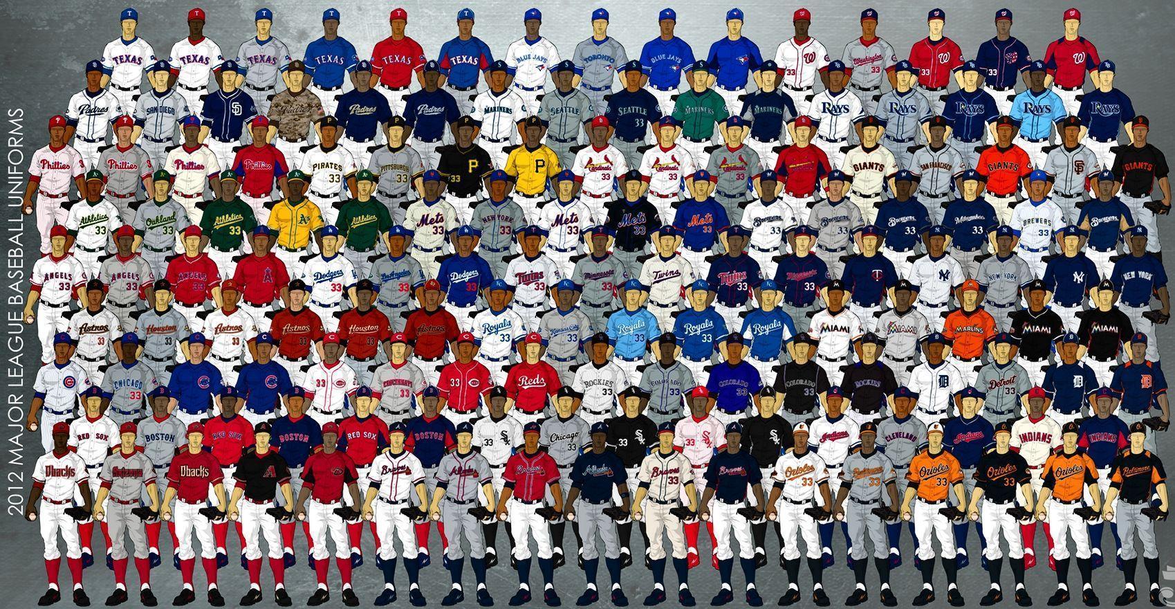 Loghi squadre MLB baseball, 1755x1250 HD, Desktop
