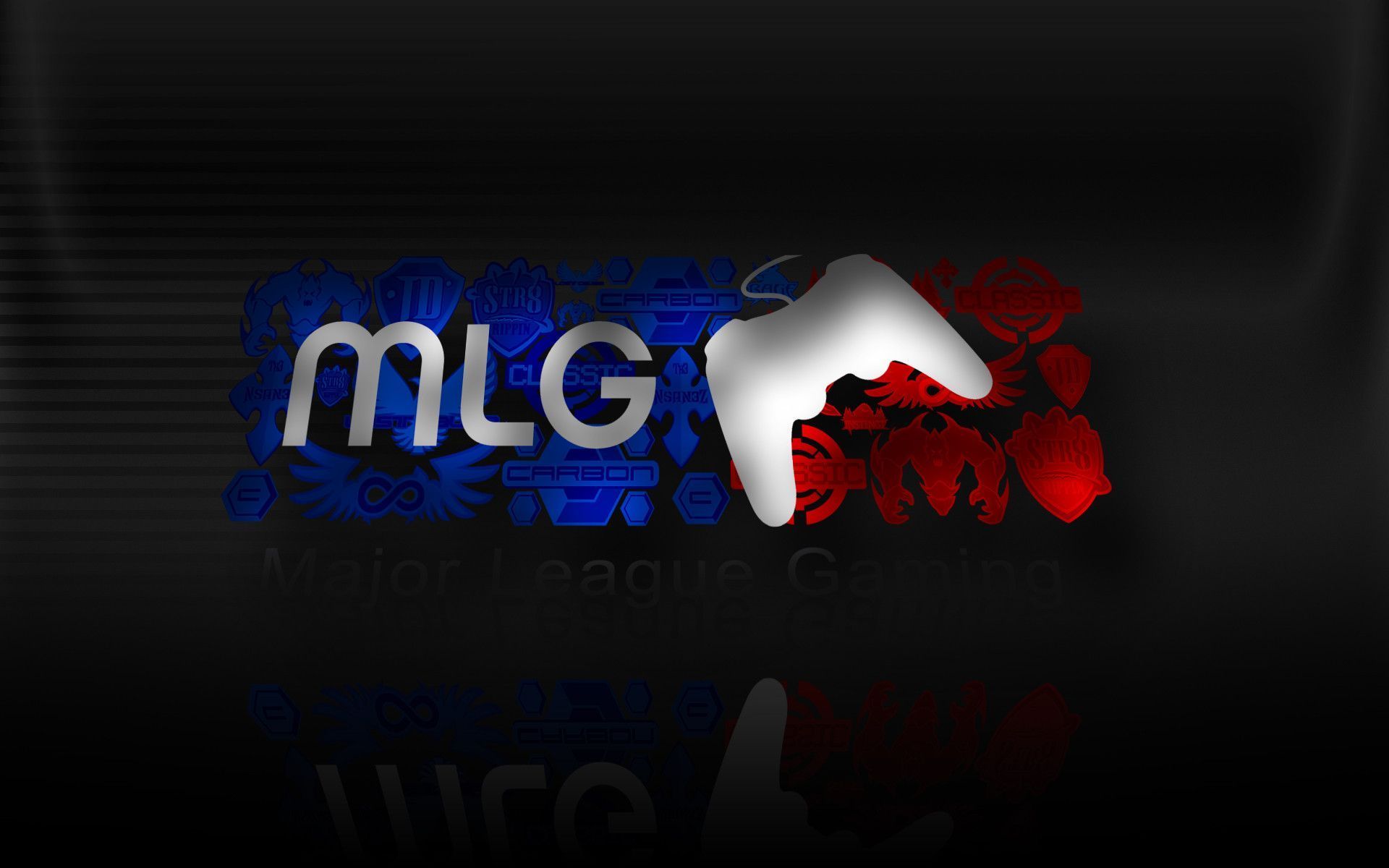 Logo MLG controller blu rosso, 1920x1200 Full HD+ WUXGA, Laptop