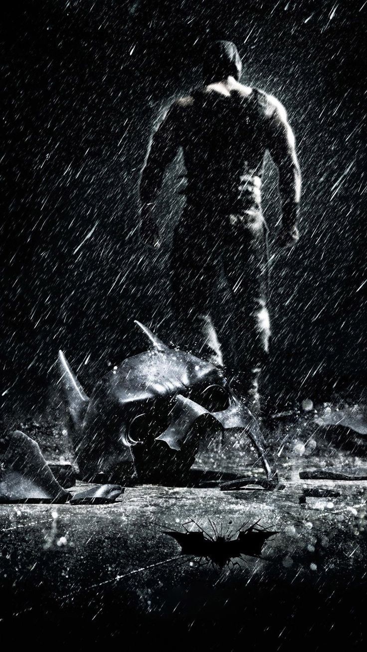 Batman pioggia scuro, Gotham, 736x1308 Full HD Verticale, iPhone