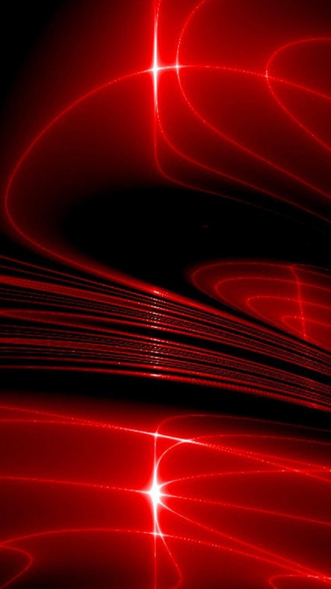 Astratto linee rosse luminose, 1080x1920 Full HD Verticale, Samsung Galaxy