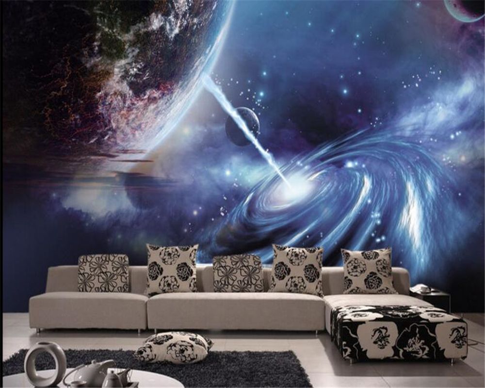 Murale spaziale galassia pianeti, 1000x800 HD, Desktop
