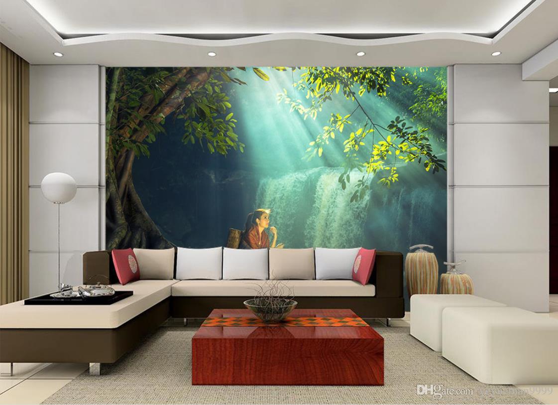 Murale 3D cascata soggiorno, 1121x813 HD, iMac