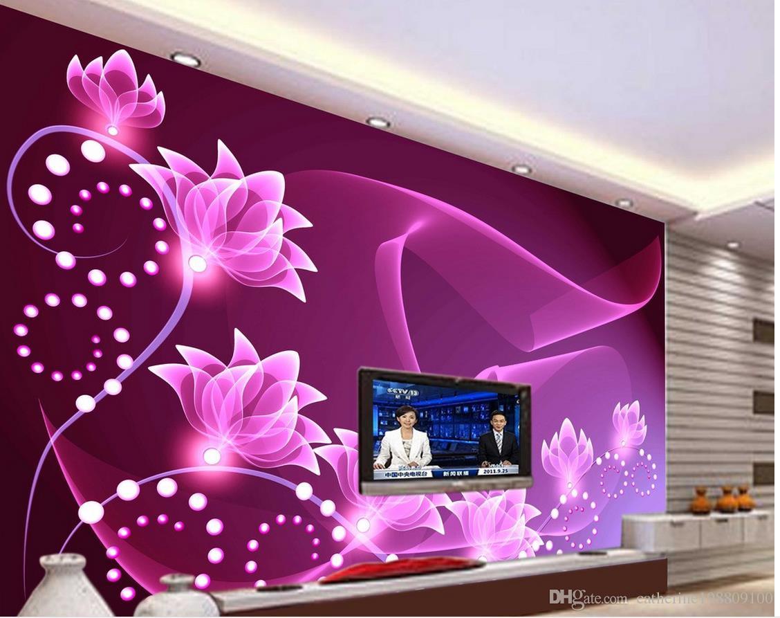 Fiori viola 3D murale salotto, 1128x893 HD, PC