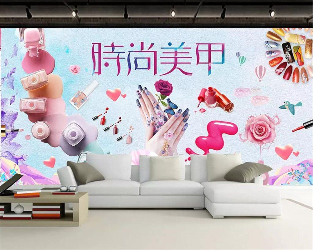 Murale smalti e cosmetici colorati, 1000x800 HD, Desktop