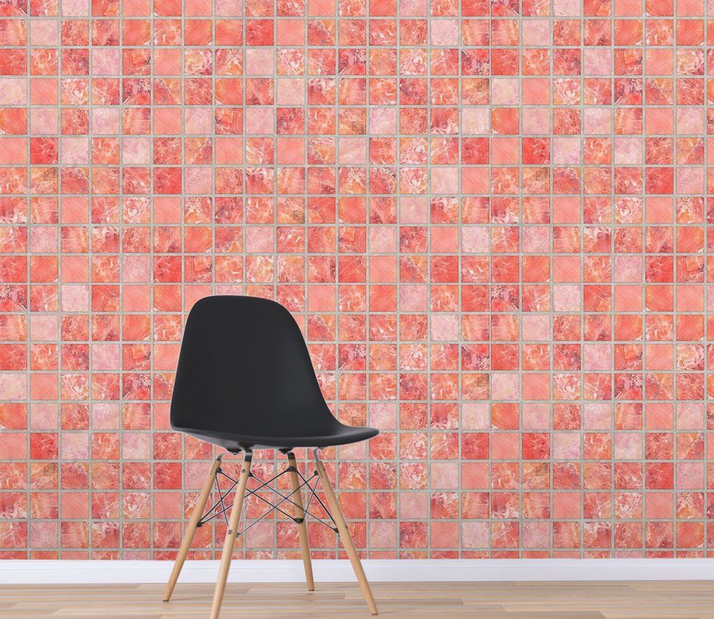 Mosaico piastrelle marmo rosa-corallo, 1024x888 HD, PC