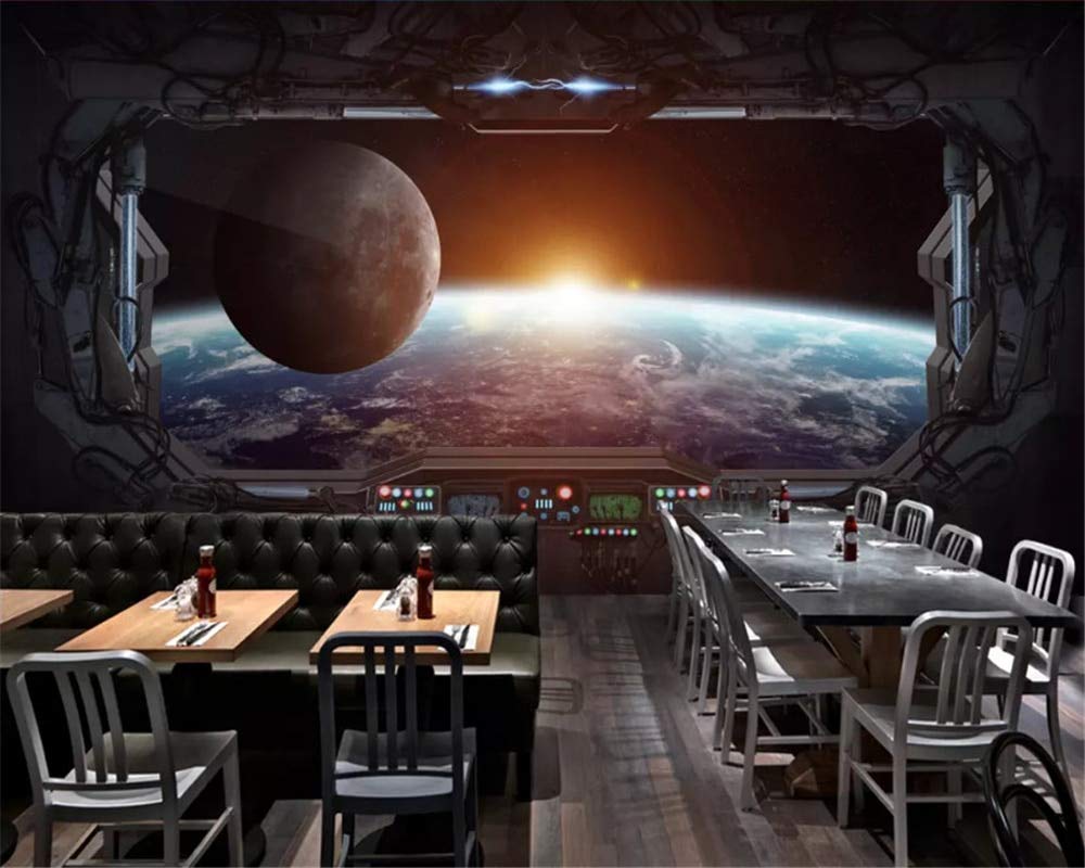 Ristorante astronave vista spazio, 1000x800 HD, PC Desktop