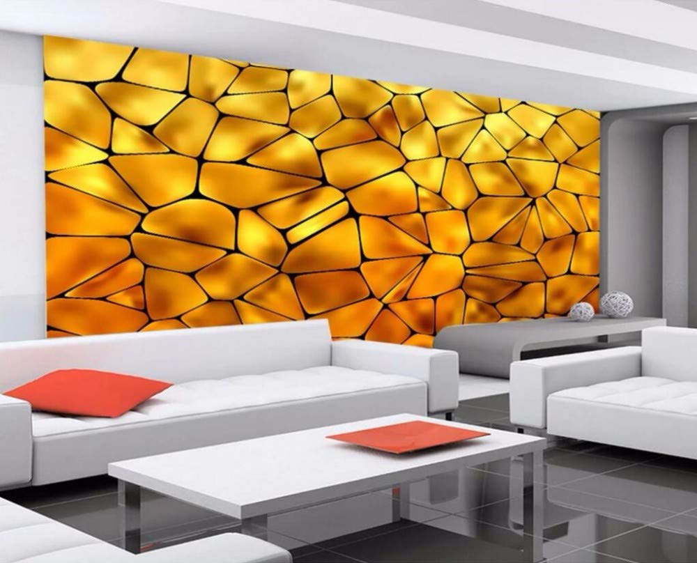 Mosaico geometrico dorato 3D, 1000x808 HD, PC