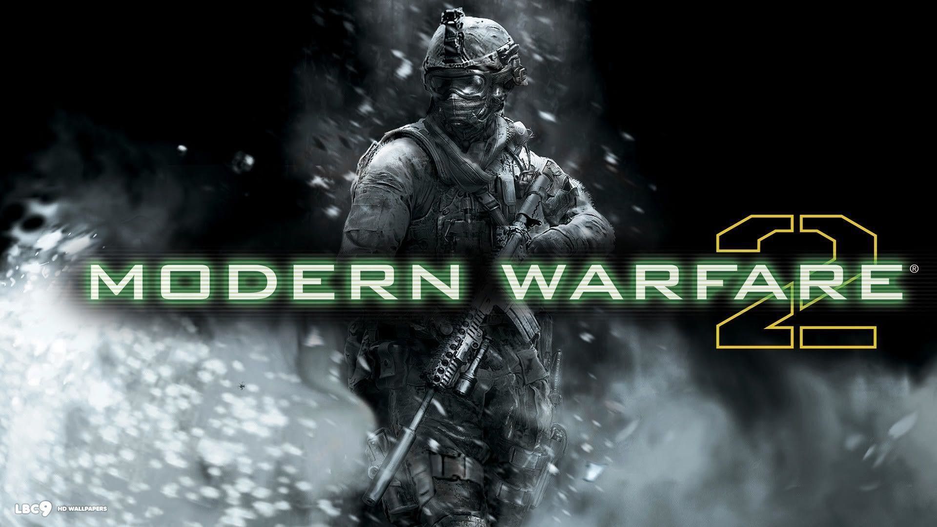 Modern Warfare 2 logo soldato, 1920x1080 Full HD 1080p, PC