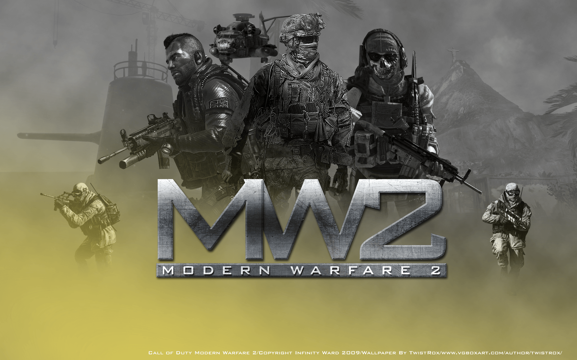 Modern Warfare 2 soldati logo, 1920x1200 Full HD+, Desktop