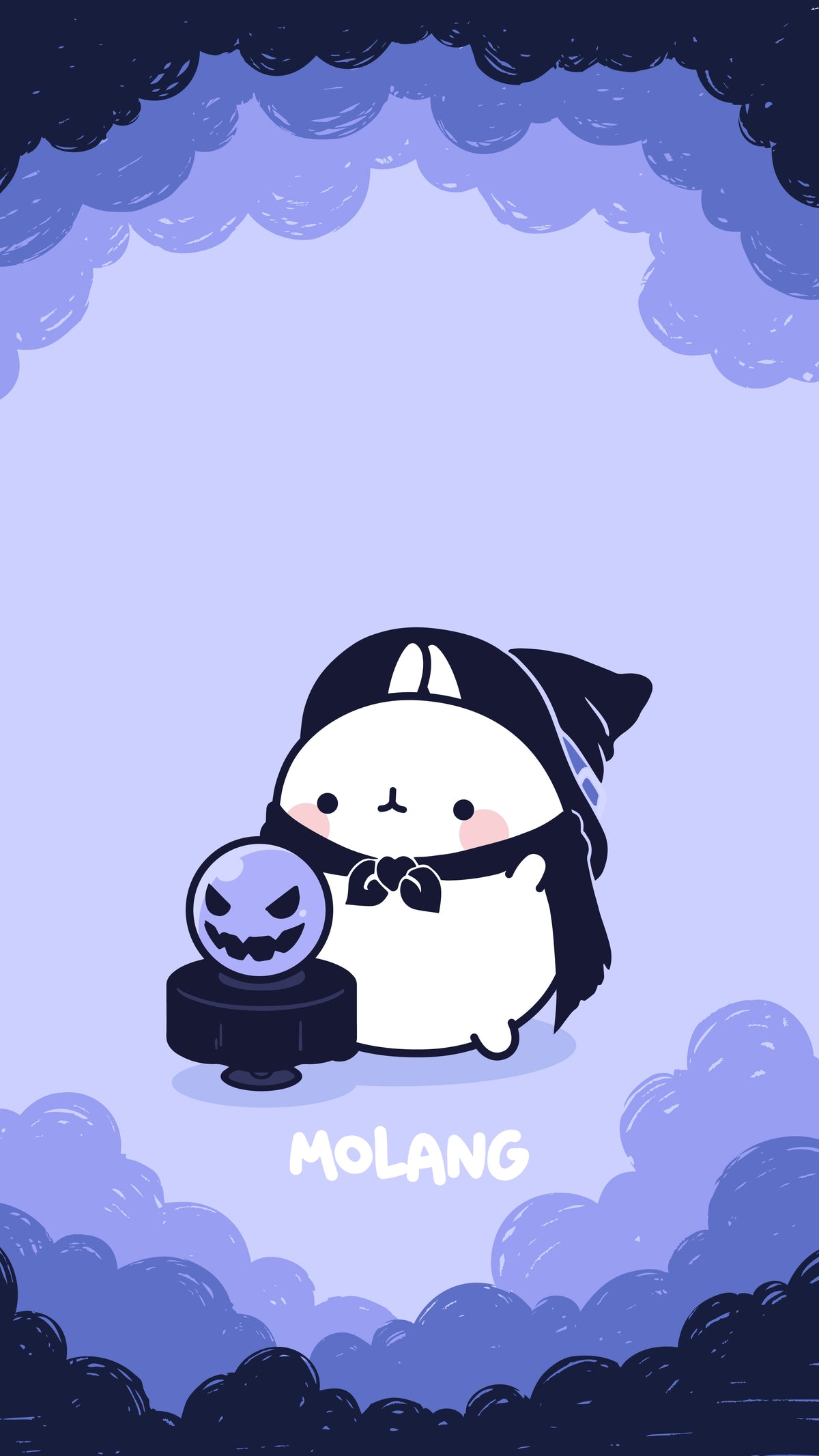 Molang strega palla di cristallo, 1200x2133 Verticale, Telefono