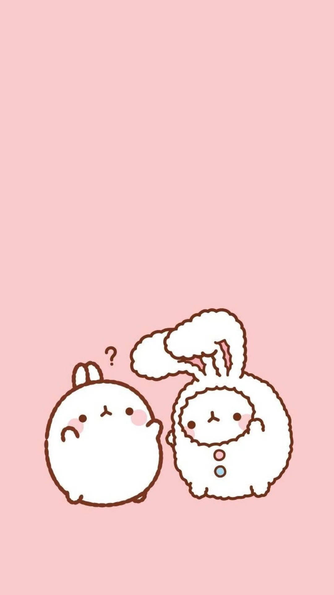 Molang e Piu Piu coniglietti, 1080x1920 Verticale, Mobile