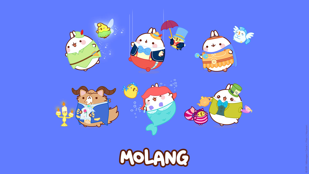 Molang personaggi parodia Disney, classici d'animazione, 1200x675 HD, Laptop