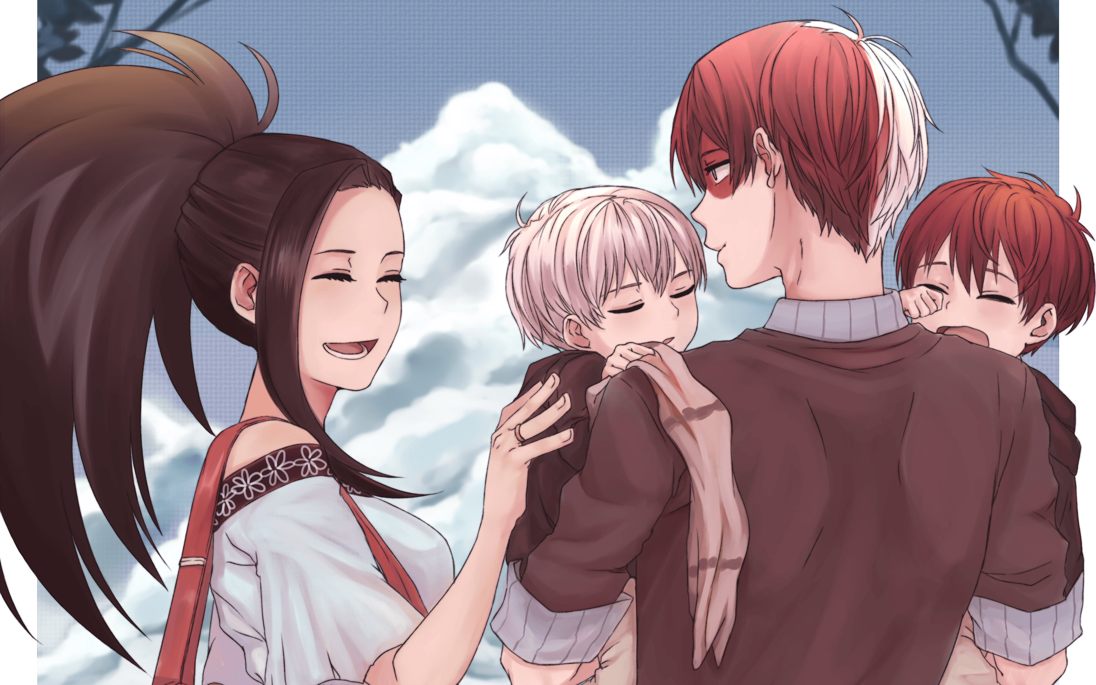 Shoto Todoroki, ghiaccio e fuoco, 1280x1024 HD, PC Desktop