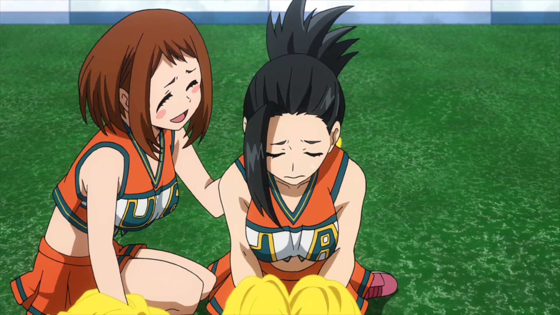 Momo Yaoyorozu e Tsuyu, My Hero Academia, 750x1334 Verticale, Telefono