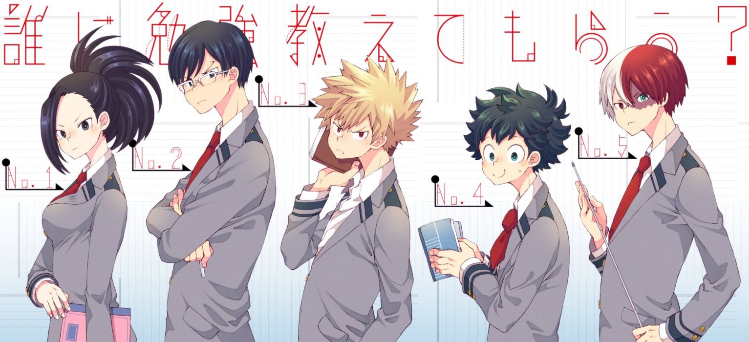Todoroki e Momo, My Hero Academia, 600x1350 Full HD Verticale, Smartphone
