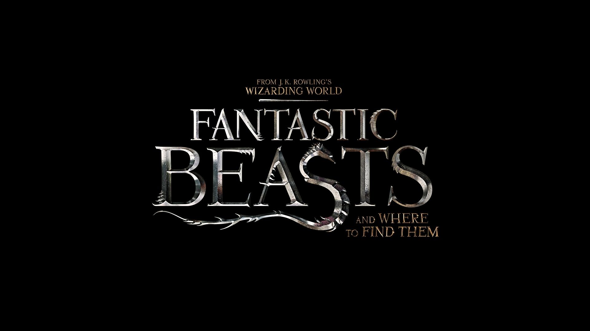 Fantastic Beasts logo Wizarding World, 1920x1080 Full HD 1080p, Laptop