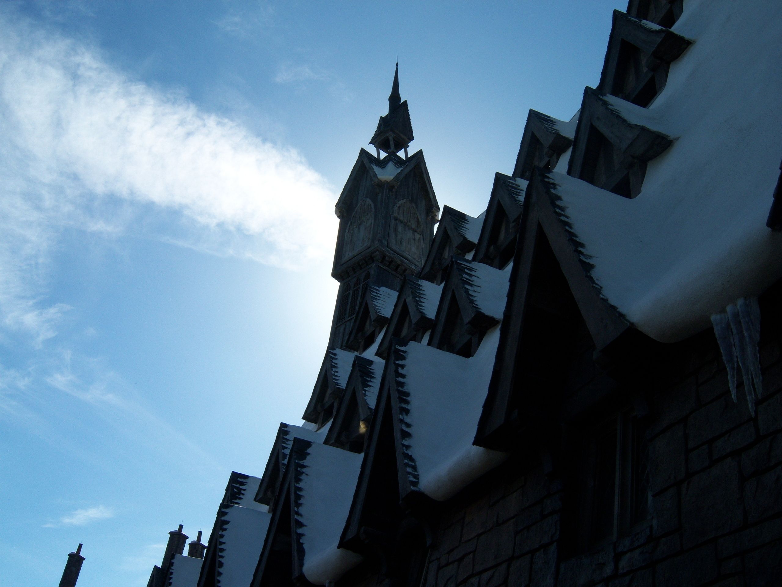 Torre castello Hogwarts controluce, 2560x1920 2K+, Desktop