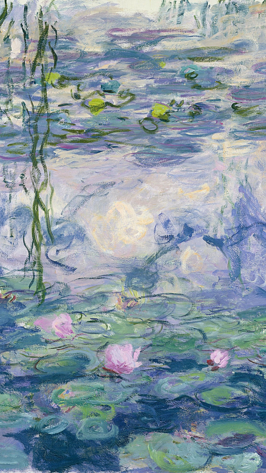 Ninfee di Monet, stagno, 1080x1920 Full HD Verticale, iPhone
