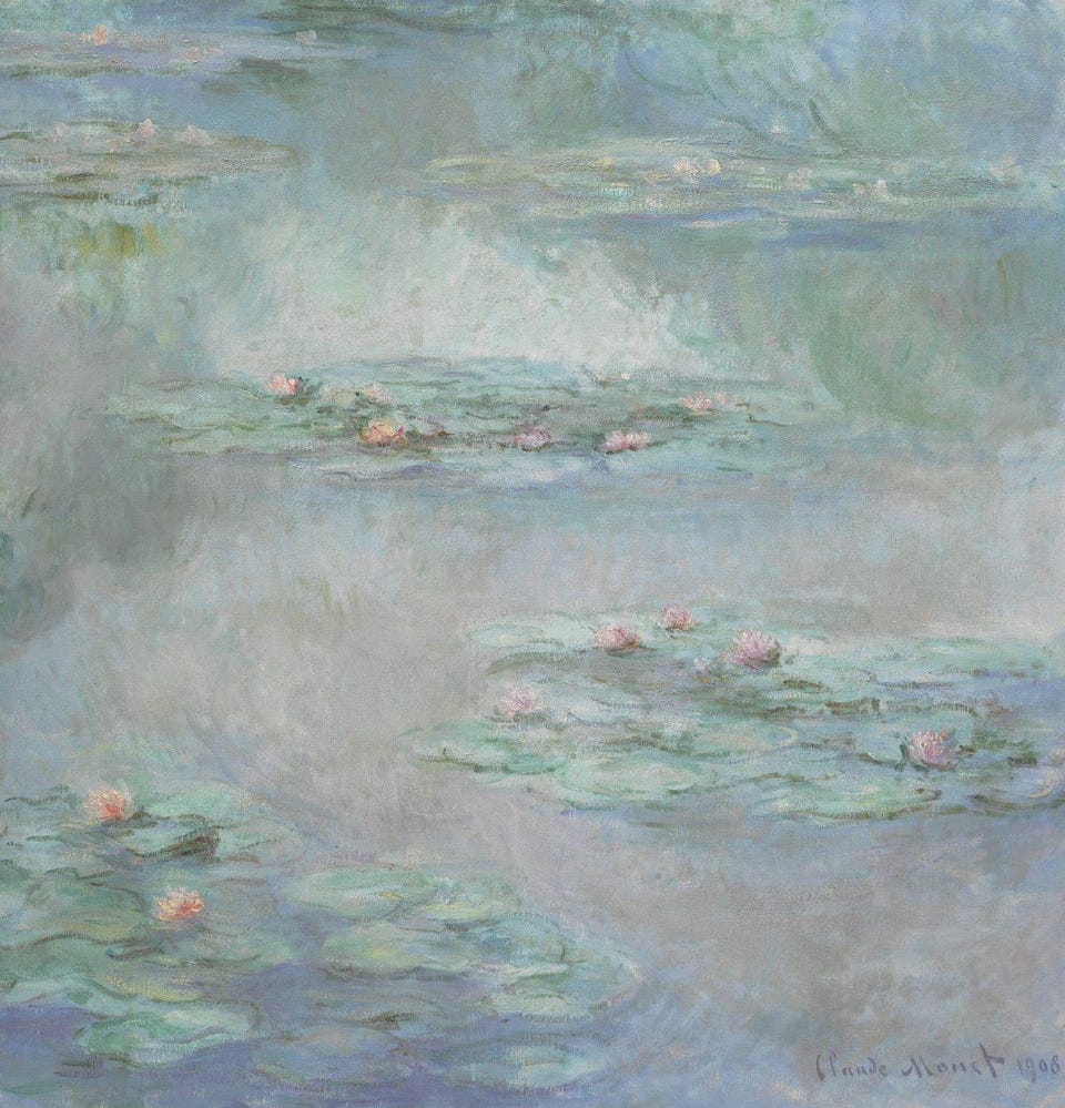 Ninfee di Monet, laghetto, 960x999 Full HD Verticale, Smartphone